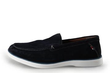 Memphis One Loafers in maat 43 Blauw, Kleding | Heren, Loafers, Zo goed als nieuw, Memphis One, Verzenden
