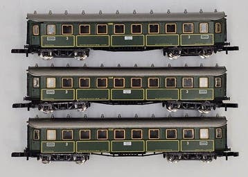 Märklin Z - 8730 - Modeltrein personenwagonset (3) - Ccü, Nieuw