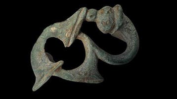 Oud-Romeins Brons Fibula - Tromped fibula (Zonder
