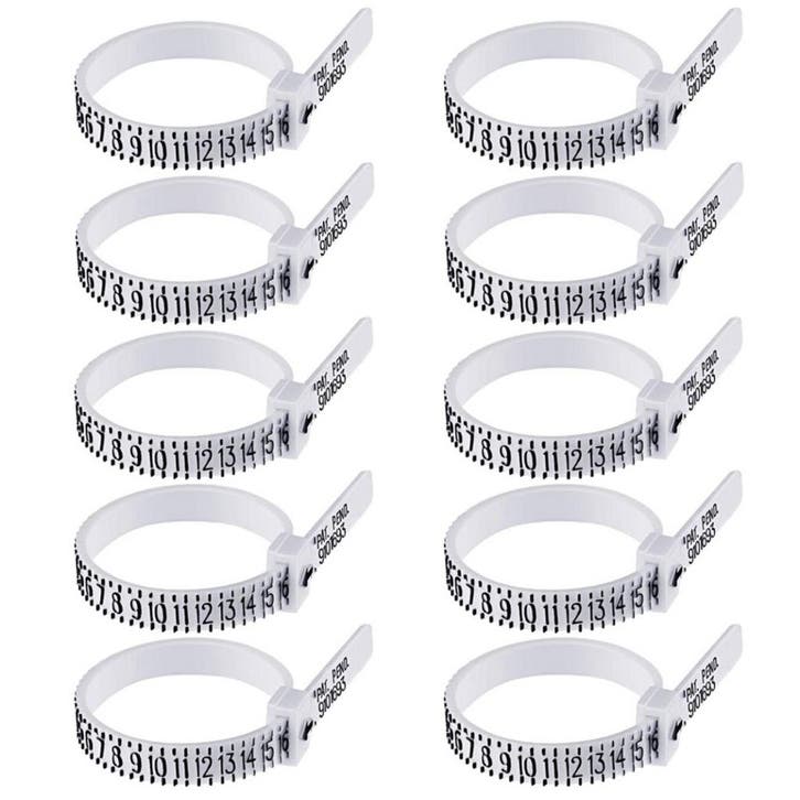 Fako Bijoux - Ringmaat Meter - Ring Vinger Meetgereedschap -, Sieraden, Tassen en Uiterlijk, Ringen, Verzenden