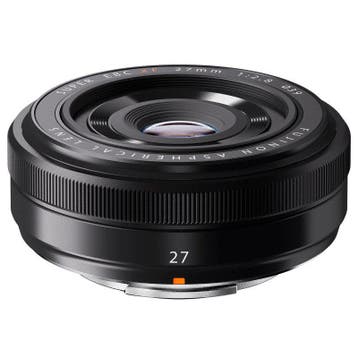 Fujifilm XF 27mm f/2.8 Pancake objectief Zwart - Tweedehands, Verzenden, Gebruikt, Groothoeklens