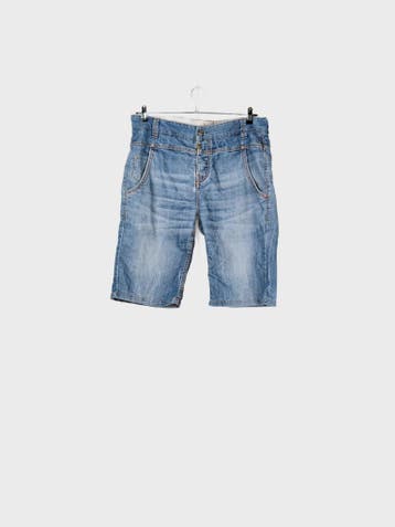 SAVE FASHION FOR GOOD Korte broeken Heren maat W36 Blauw, Ophalen of Verzenden, Nieuw