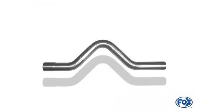 FOX Asbuis bocht verbreed - d1Ø 63mm Lengte: ~650mm, Auto-onderdelen, Uitlaatsystemen, Nieuw, Verzenden