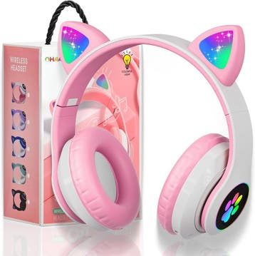 Draadloze Cat Ear Headset | Tweedekansje | Laatste Stuk!, Ophalen of Verzenden, Zo goed als nieuw, Overige merken, Draadloos