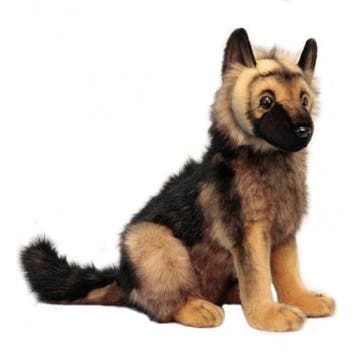 Hansa Duitse Herder pup knuffel - pluche - 41 cm, Verzenden, Nieuw