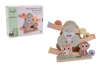 Johntoy houten hellingbaan boom met van €36,99 voor €19,93, Ophalen of Verzenden, Nieuw