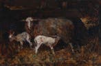 Willem Hendrik van der Nat (1864–1929) - Schaap met twee