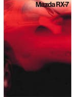 1992 MAZDA RX-7 BROCHURE DUITS, Boeken, Auto's | Folders en Tijdschriften, Nieuw, Mazda, Author
