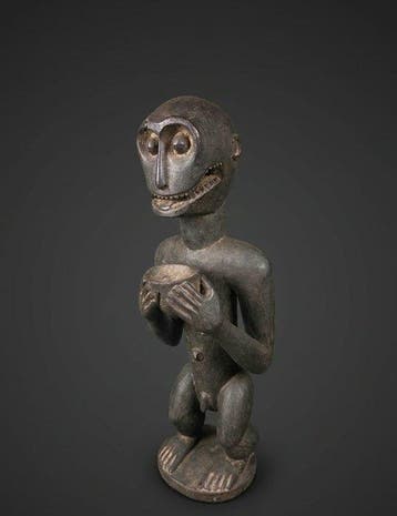 Standbeeld van de Baoulé-aap - Baule - Ivoorkust, Antiek en Kunst