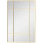 Wandspiegel, Decoratieve Spiegel Met Metalen Frame, Gouden S, Verzenden, Nieuw