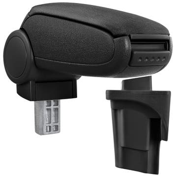 [pro.tec]® Armsteun-Seat Leon 1P-2005-2012-stof-zwart, Verzenden, Nieuw