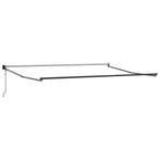 Luifel metaal antraciet | retourdeal 73% korting, Ophalen of Verzenden, 250 cm tot 450 cm, Nieuw, Elektrisch