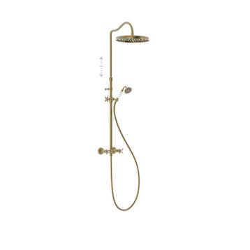 Doucheset Tres Classic Telescopische Glijstang Met Antikalk, Ophalen of Verzenden, Nieuw, Kraan