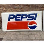 Pepsi Lichtbak Plaat Face 245 x 120 cm Origineel, Verzamelen, Merken en Reclamevoorwerpen, Ophalen, Gebruikt