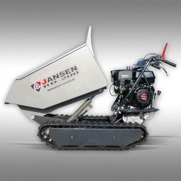 Rupsdumper Jansen RD-200, hydraulische kiepbak, benzine, Zakelijke goederen, Machines en Bouw | Tuin, Park en Bosbouw, Overige typen