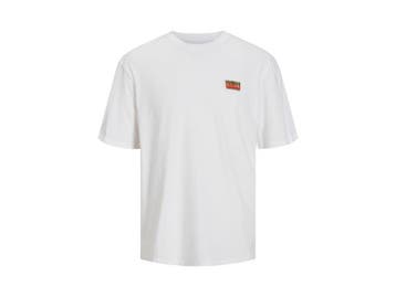 Veiling - Jack &amp; Jones Canon Wide Fit Tee Wit - XL, Nieuw