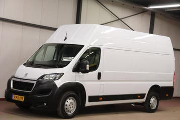 Peugeot Boxer 140PK L4H3 AIRCO CAMERA, Stof, Gebruikt, Euro 6, Wit