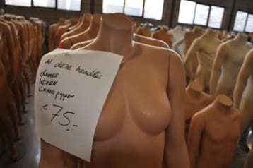 Dames etalagepop zonder hoofd van exclusief A-merk