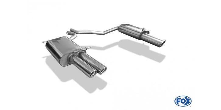 FOX Seat Exeo 3R/ 3R ST - 2.0l TFSI einddemper rechts/links, Auto-onderdelen, Uitlaatsystemen, Nieuw, Verzenden