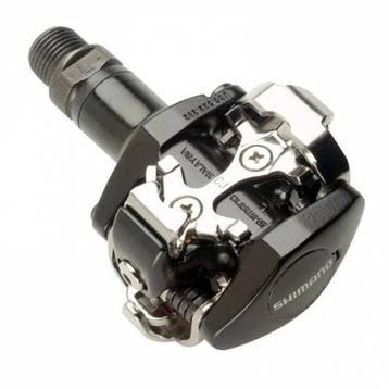 Pedaalset Shimano PD-M505 met plaatjes SM-SH51 - zwart, Verzenden, Nieuw