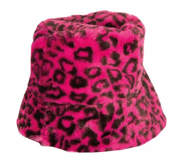 Hoed Luxe Léopard Roze Nepbont, Ophalen of Verzenden, Nieuw