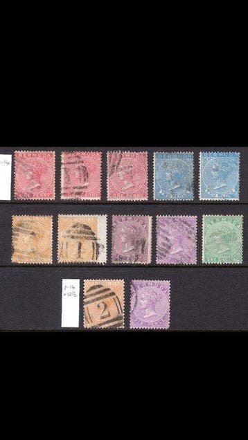 Britse Gemenebest - Bermuda 1865/1901 - Koningin Victoria -, Gestempeld