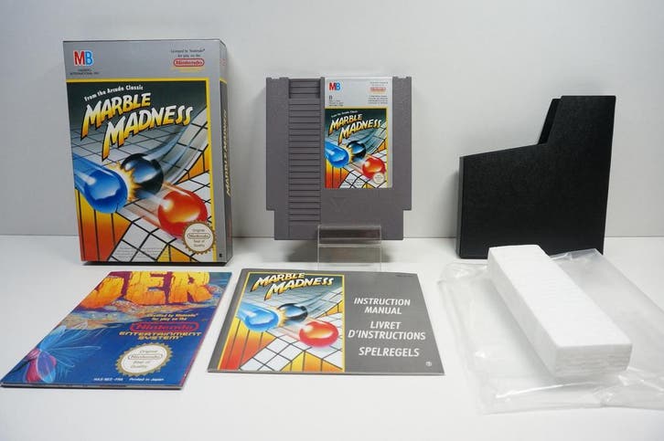 Marble Madness NES-MV-FRA Garantie & morgen in huis!, Spelcomputers en Games, Games | Nintendo NES, Zo goed als nieuw, Ophalen of Verzenden