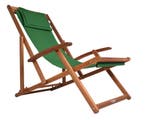 Ligstoel Groen Acaciahout 94x60x94cm (Stoelen), Verzenden, Nieuw