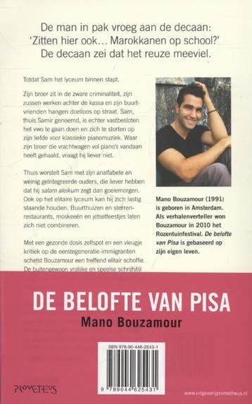 De belofte van Pisa 9789044625431 Mano Bouzamour, Verzenden, Gelezen, Mano Bouzamour