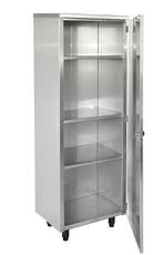Opbergkast | RVS | 60x48x180 cm HorecaTraders, Verzenden, Nieuw in verpakking