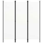 vidaXL Kamerscherm met 3 panelen 150x180 cm wit, Verzenden, Nieuw