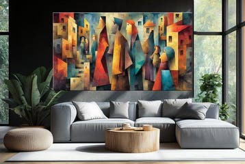 Mrs Art Prime - Amsterdam in Picasso Style #07