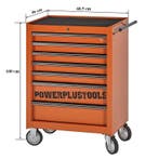 Gereedschapswagen oranje 7 laden leeg met quick lock, Ophalen of Verzenden, Nieuw