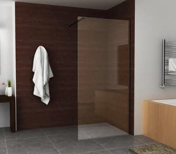 Slim line douchewand 120 x 200 cm Nano glas 8 mm helder, Ophalen of Verzenden, Nieuw, Chroom, Bad