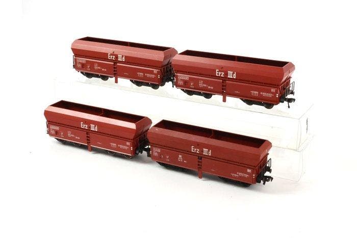 Fleischmann H0 - 5520 - Modeltrein goederenwagon (4) - Vier, Hobby en Vrije tijd, Modeltreinen | H0