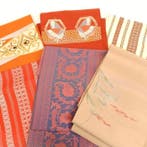 Collectie van 6 vintage Nagoya Obi – diverse geweven en