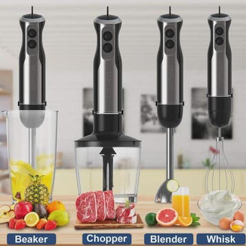 Wancle 4-in-1 Staafmixer met 1000W Motor, 16 Snelheden en Tu, Witgoed en Apparatuur, Verzenden, Nieuw