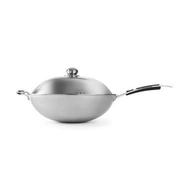 Hendi Wok 36cm inclusief deksel, Verzenden, Nieuw