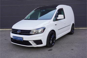 Volkswagen Caddy 185pk Gechipt Trekhaak Apple carplay Cruise, Gebruikt, Euro 6, Volkswagen, Wit
