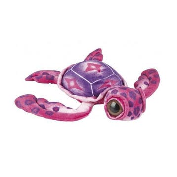 Roze zeeschildpad knuffel - pluche - 27 cm - zeedieren, Verzenden, Nieuw
