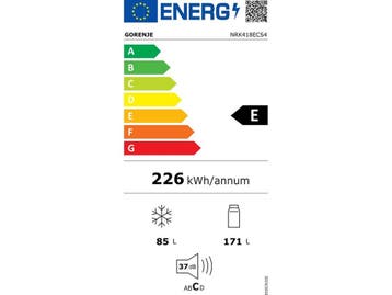 Gorenje NRK418ECS4 - Koel-vriescombinatie - No Frost Plus -, Verzenden, Zo goed als nieuw