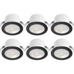 LED Veranda Spot Verlichting 6 Stuks - Brinton Glowix - 3W, Ophalen of Verzenden, Nieuw, Plafondspot of Wandspot, Led