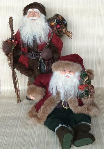 Figuur - Kerstman (2) - Textiel, Diversen, Nieuw