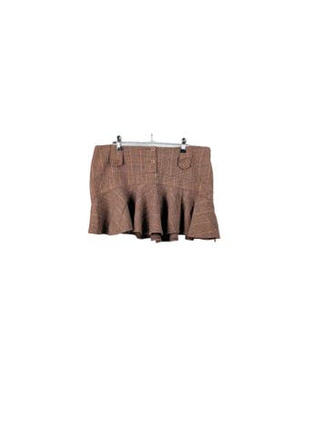 Vintage Minirokken Dames maat W33 Bruin Vintage, Ophalen of Verzenden, Nieuw
