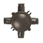 Jaren 30 Vintage Lasdoos X Zwart Brons Tuinverlichting, Verzenden, Nieuw