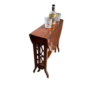 Bijzettafel - Mahonie - Sutherland