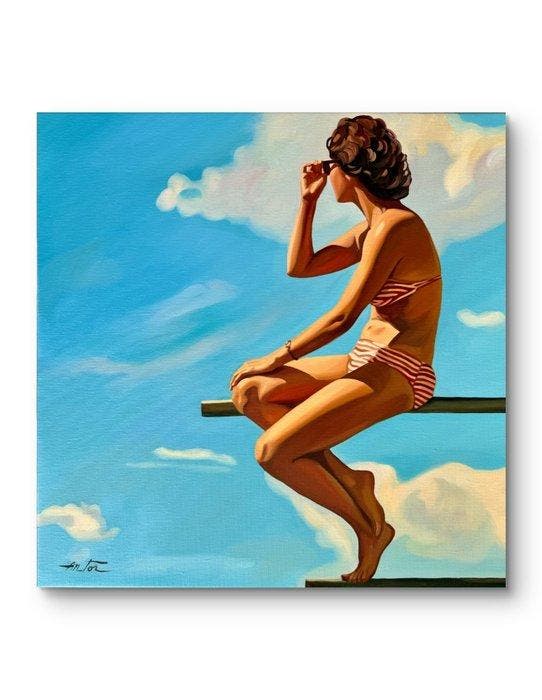 Laura Anton - Contemplation, Antiek en Kunst, Kunst | Designobjecten
