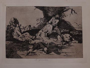 Francisco De Goya (1746-1828) - Se aprovechan- Disaster of, Antiek en Kunst
