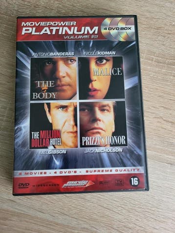 DVD - Moviepower Platinum Volume #2, Vanaf 16 jaar, Verzenden, Gebruikt, Overige gebieden