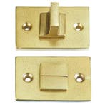 Toiletgarnituur Jolie rechthoekig 55x33 mm antiek goud, Verzenden, Nieuw
